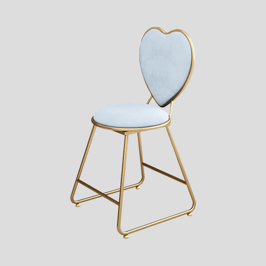 LIGHT BLUE HEART CHAIR