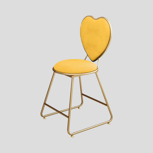 YELLOW HEART CHAIR