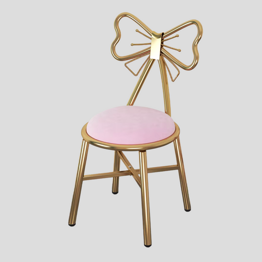 PINK BOW STOOL